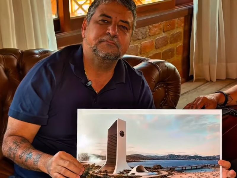 Maricá: Quaquá anuncia hotel projetado por Oscar Niemeyer na orla da cidade